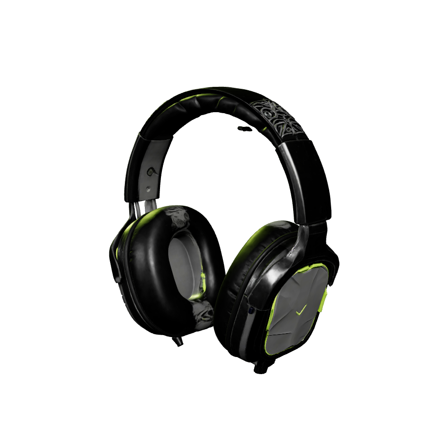 Gaming Headset generated 3D model preview